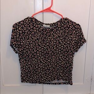 Cotton on cheetah print shirt
